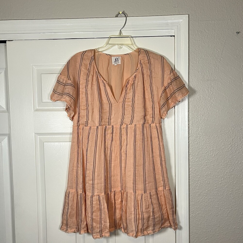 Los Angeles Anthropologie Dress Striped Gauze dRa Vintage Mall Goth Y2k Scene